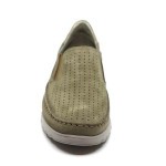 Fluchos mocassin beige suède 1454